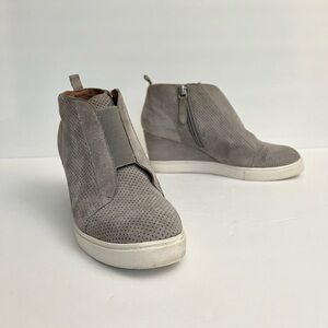 Gray Linea Paulo Felicia Wedge Shoe